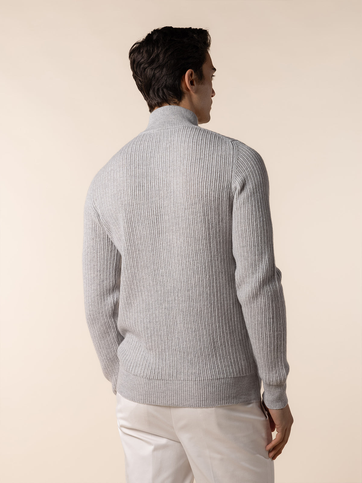 Light Grey Rib Vest - Image 5
