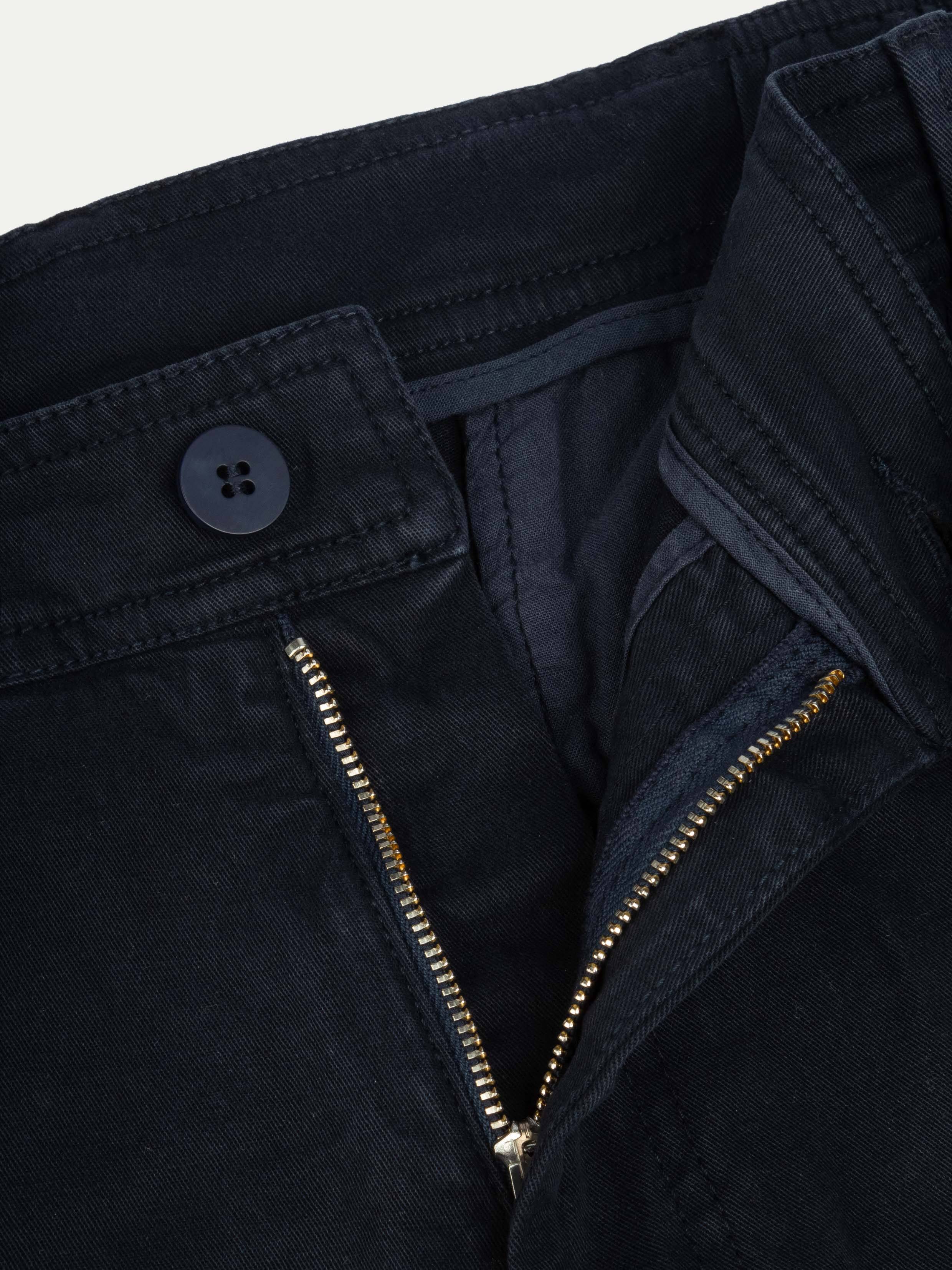 Navy Cotton Seaside Shorts - Image 3