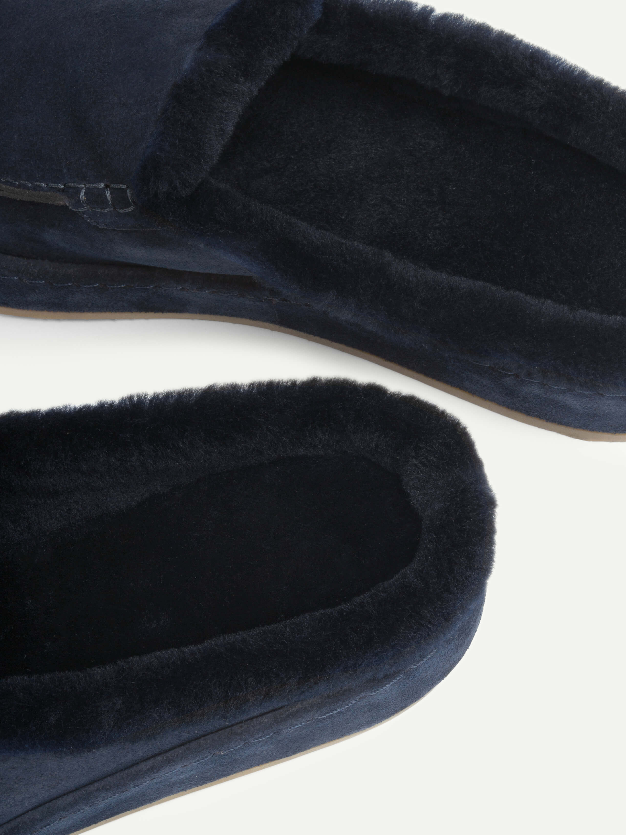Navy Fur Voyager Slipper - Image 3