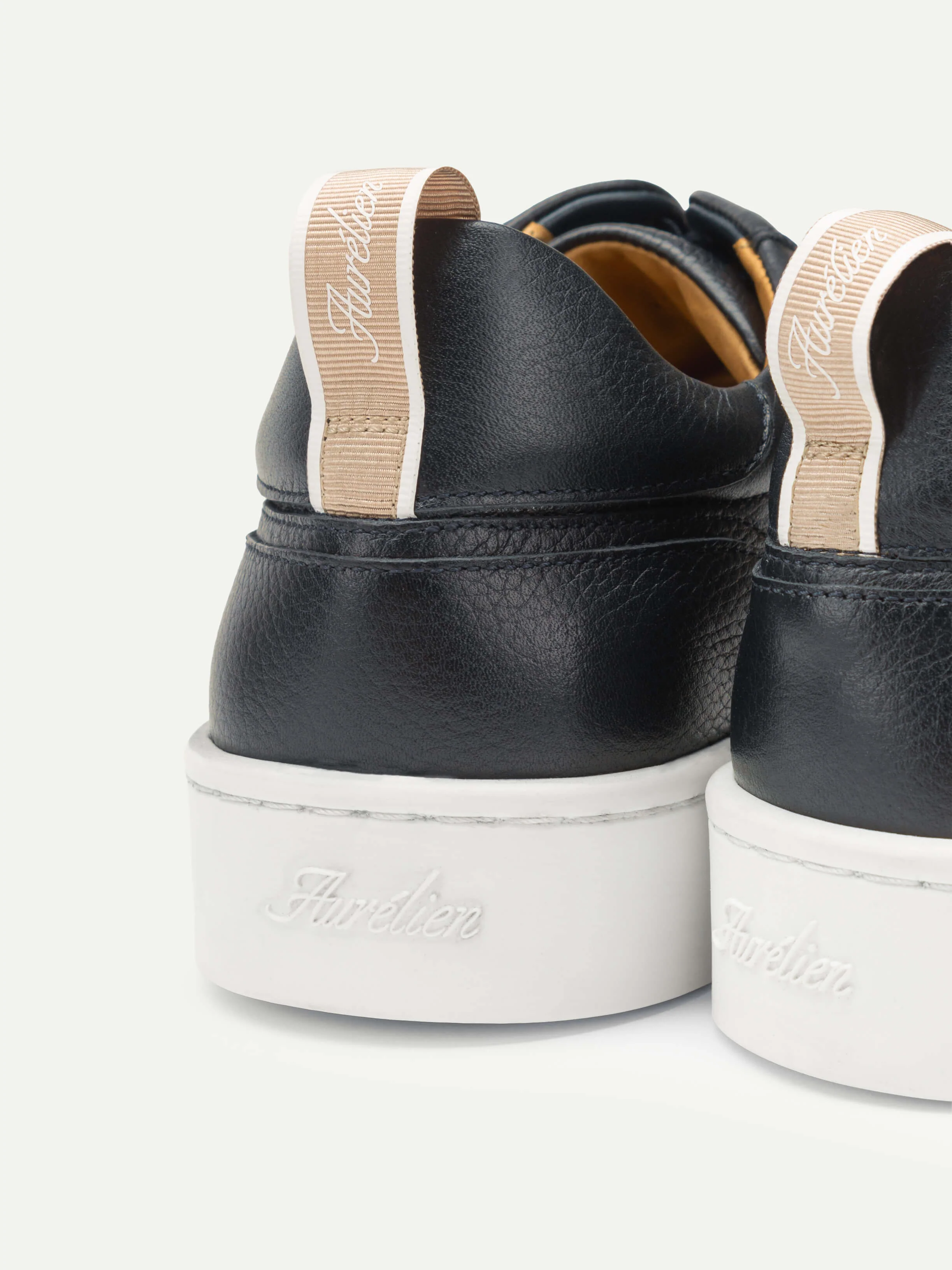 Navy Grain Leisure Sneaker - Image 3