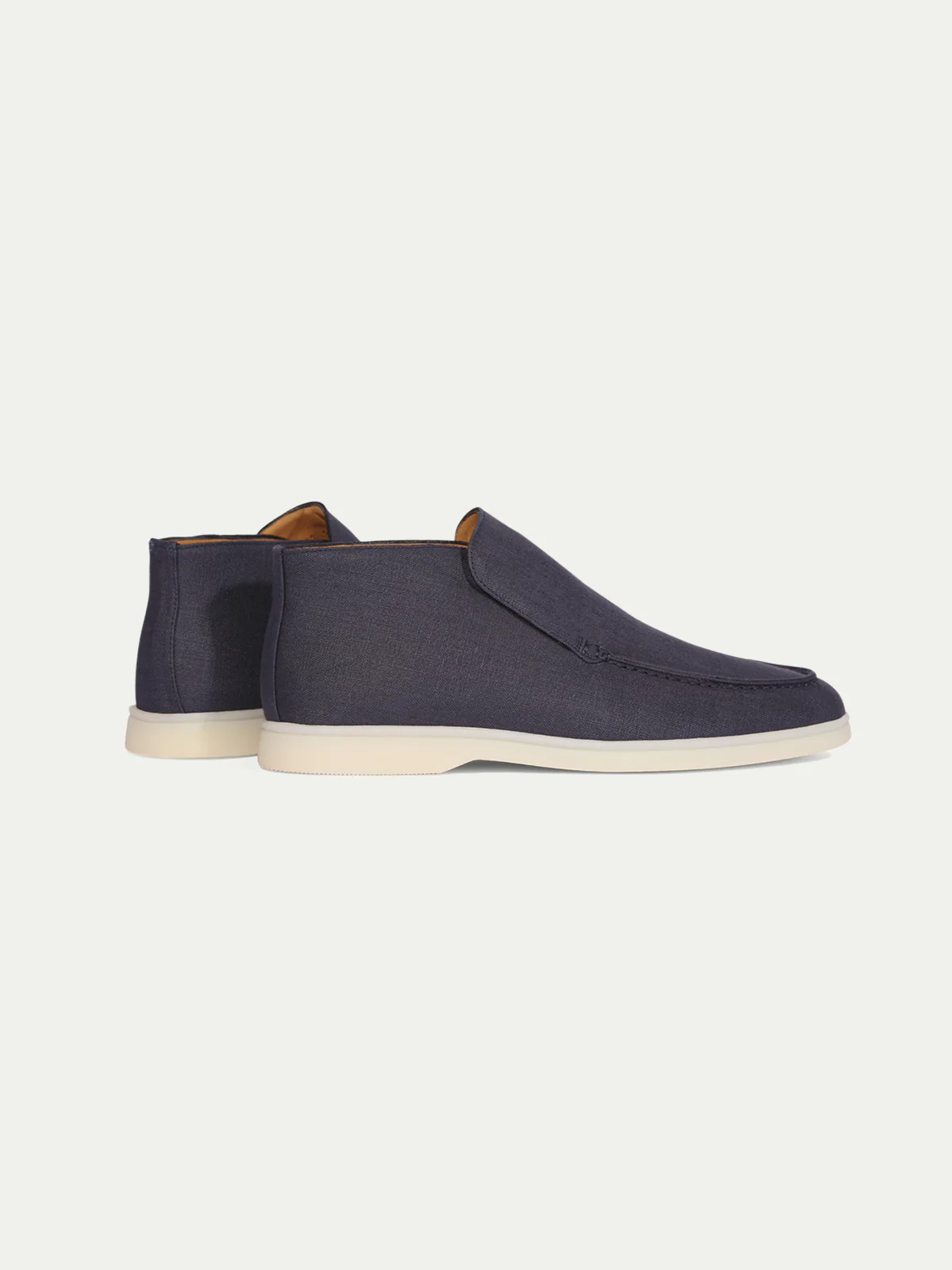 Navy Linen City Loafer - Image 5