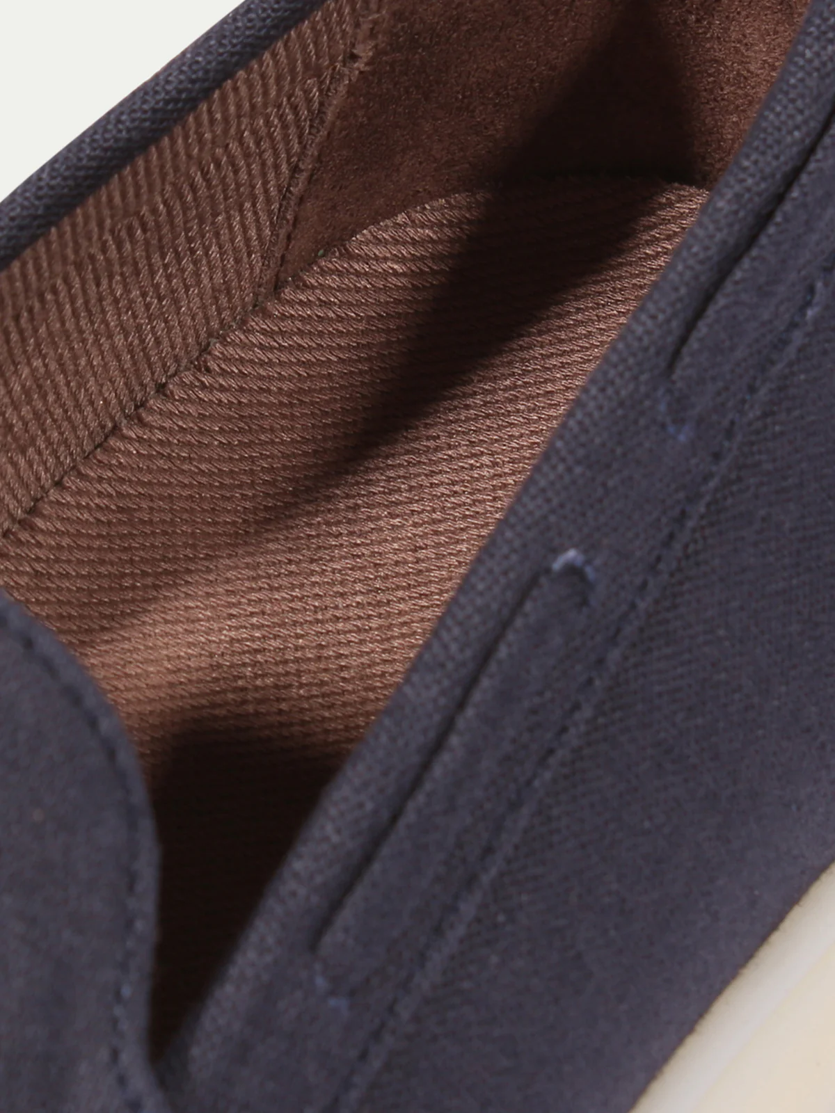 Navy Linen Yacht Loafers - Image 3