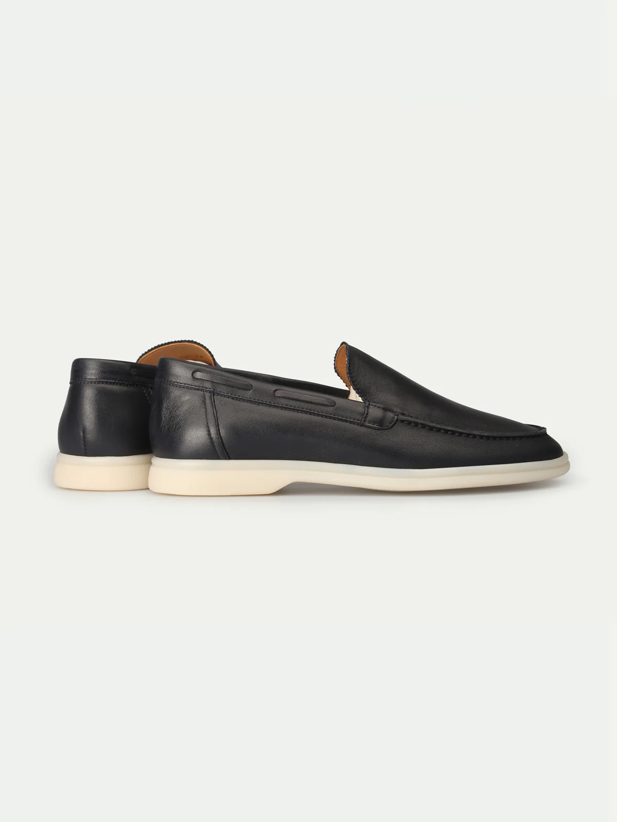 Lady Navy Nappa Yacht Loafers - Image 4