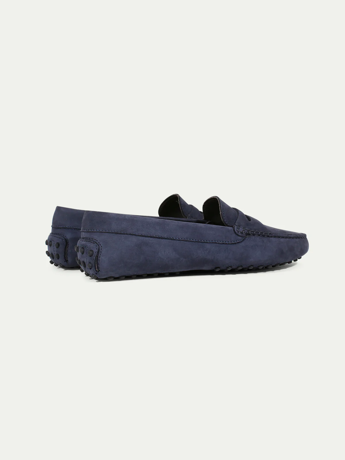 Navy Nubuck Driving Shoes - Image 3