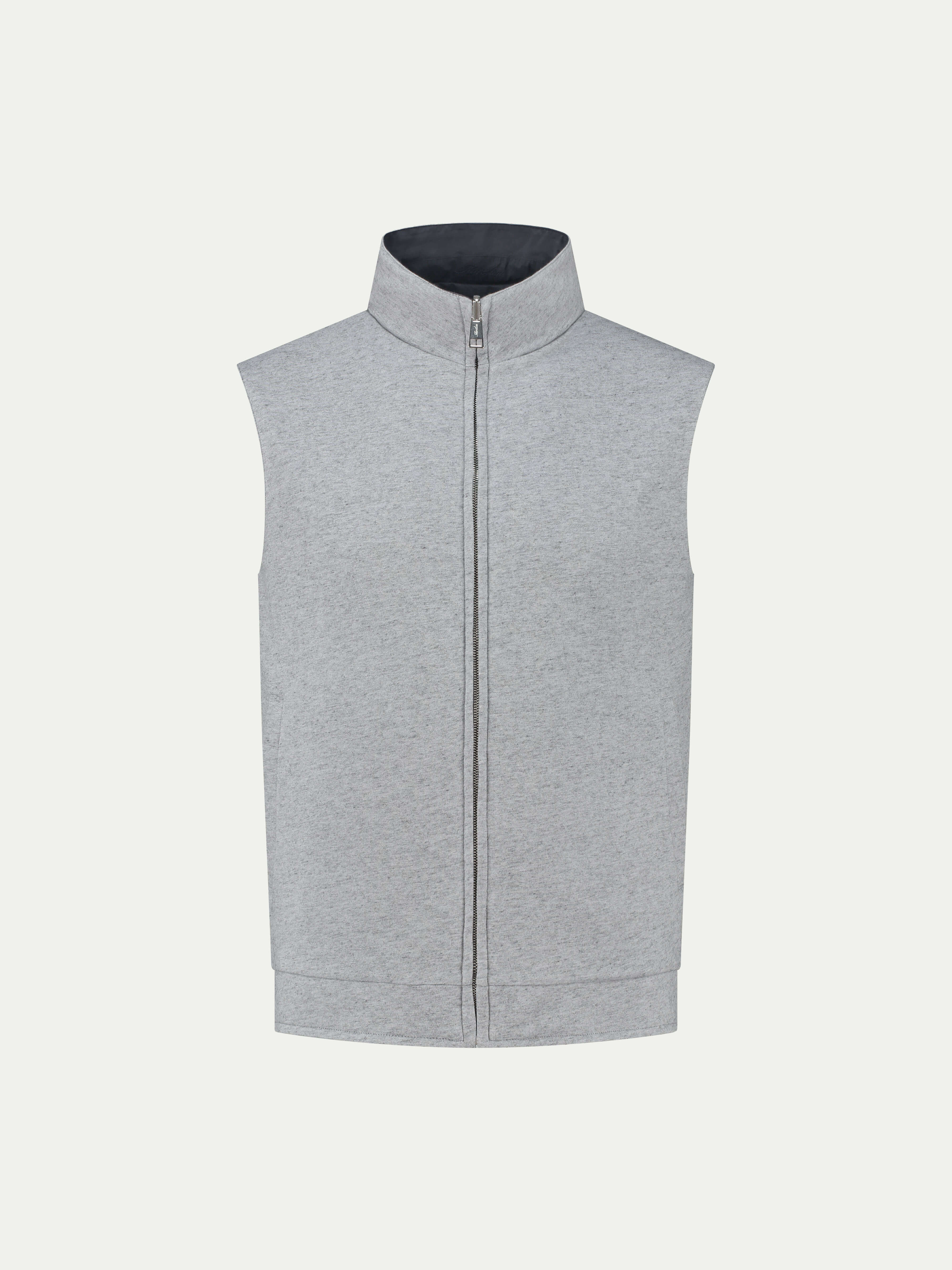 Navy Reversible Resort Body Warmer - Image 5