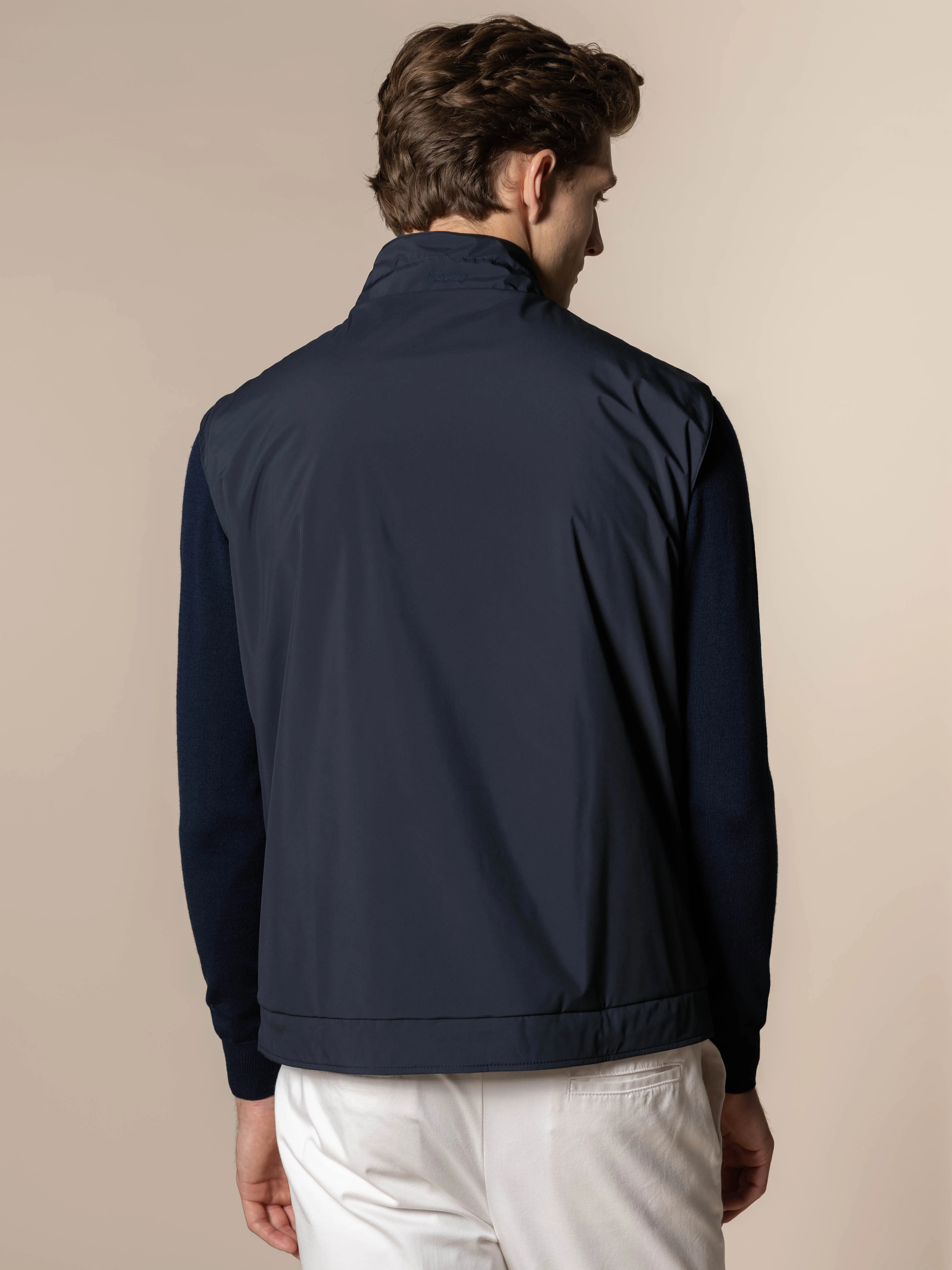 Navy Reversible Resort Body Warmer - Image 6