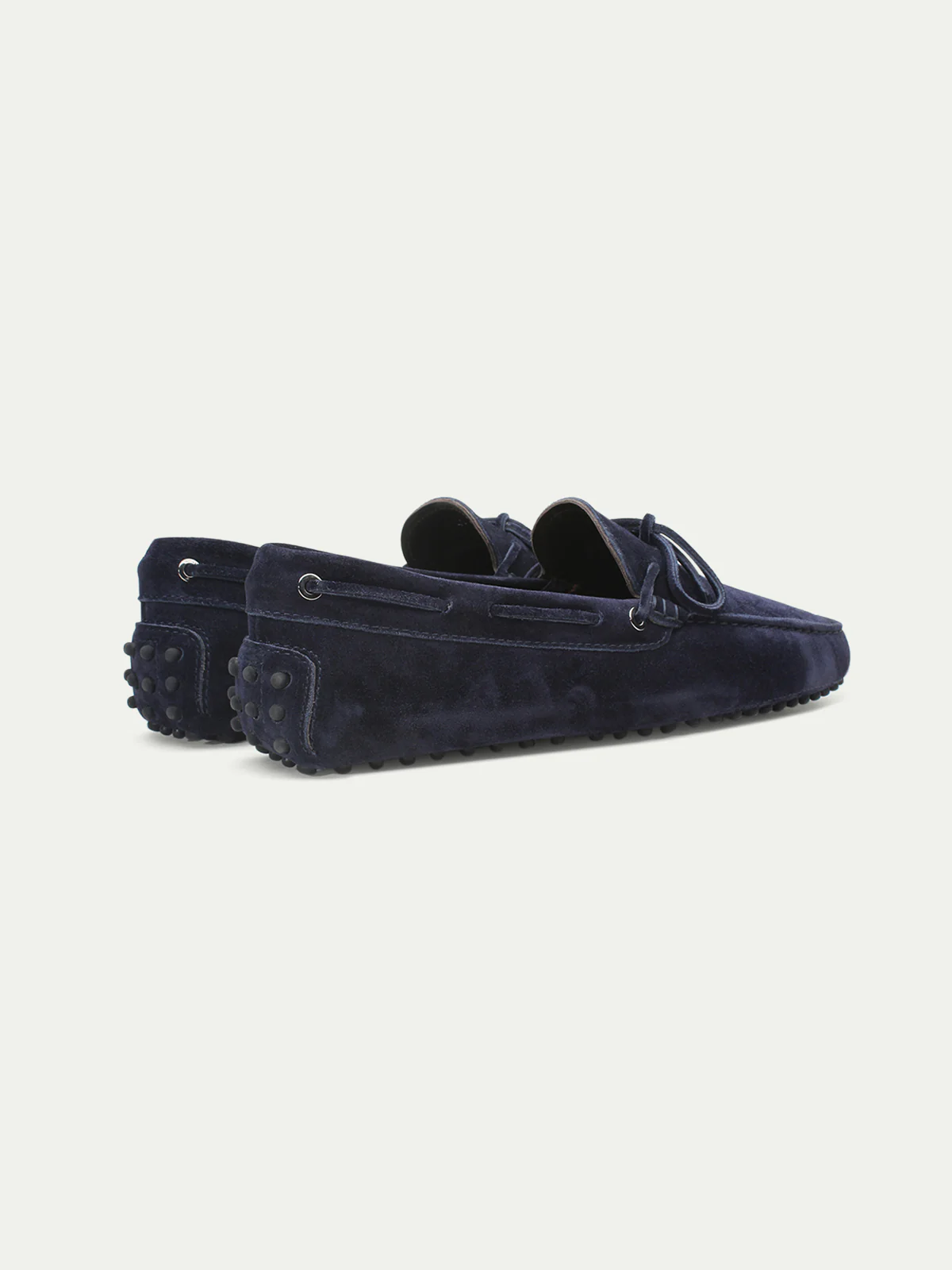 Navy Suede Driving Shoes - Image 3
