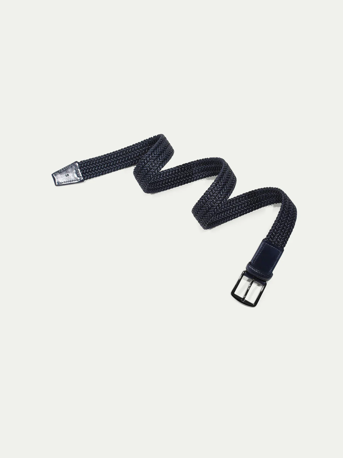 Navy Waxed Cotton Belt - Image 3