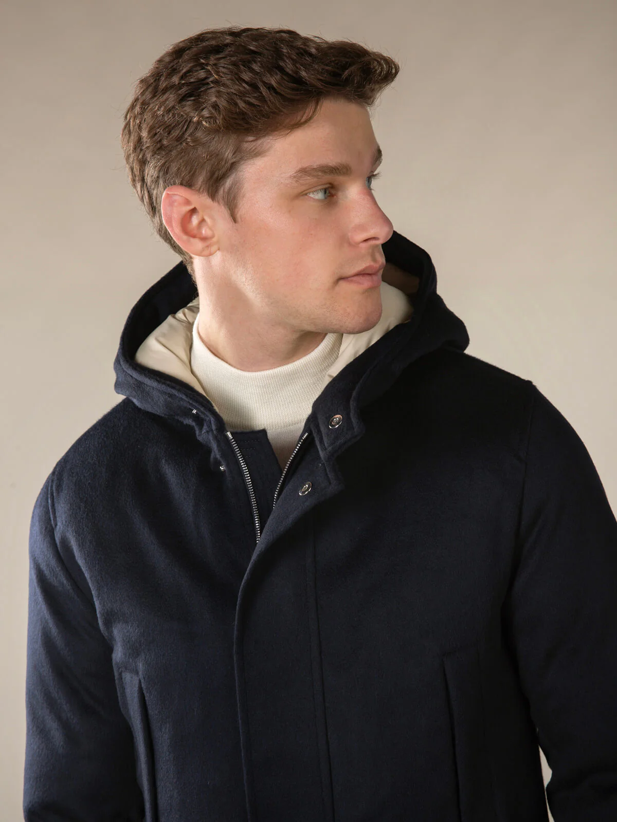 Navy Wintertime Parka - Image 3