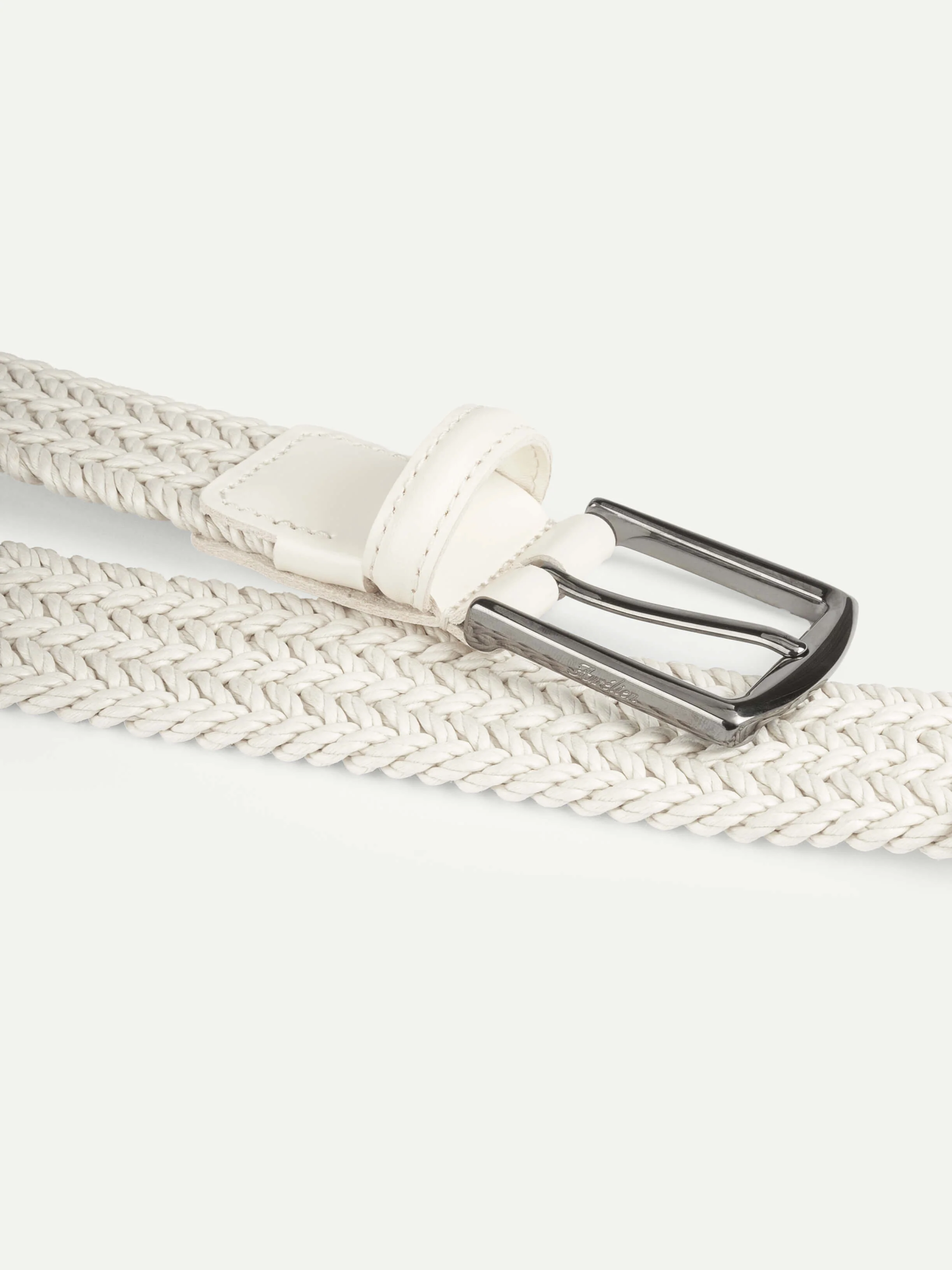 Off-white Waxed Cotton Belt - Image 3