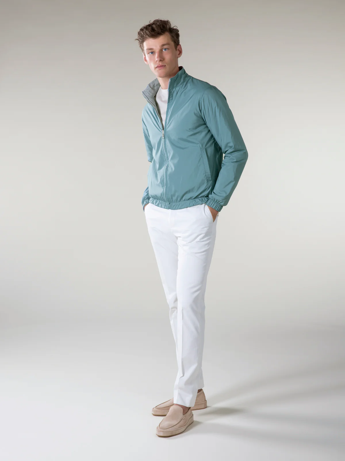 Petrol Reversible Resort Jacket - Image 5