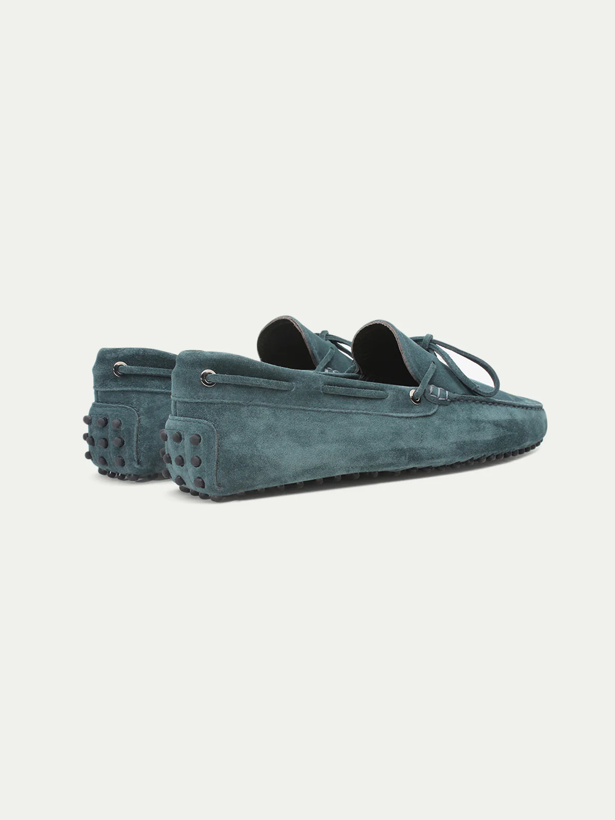 Petrol Suede Driving Shoes - Image 3