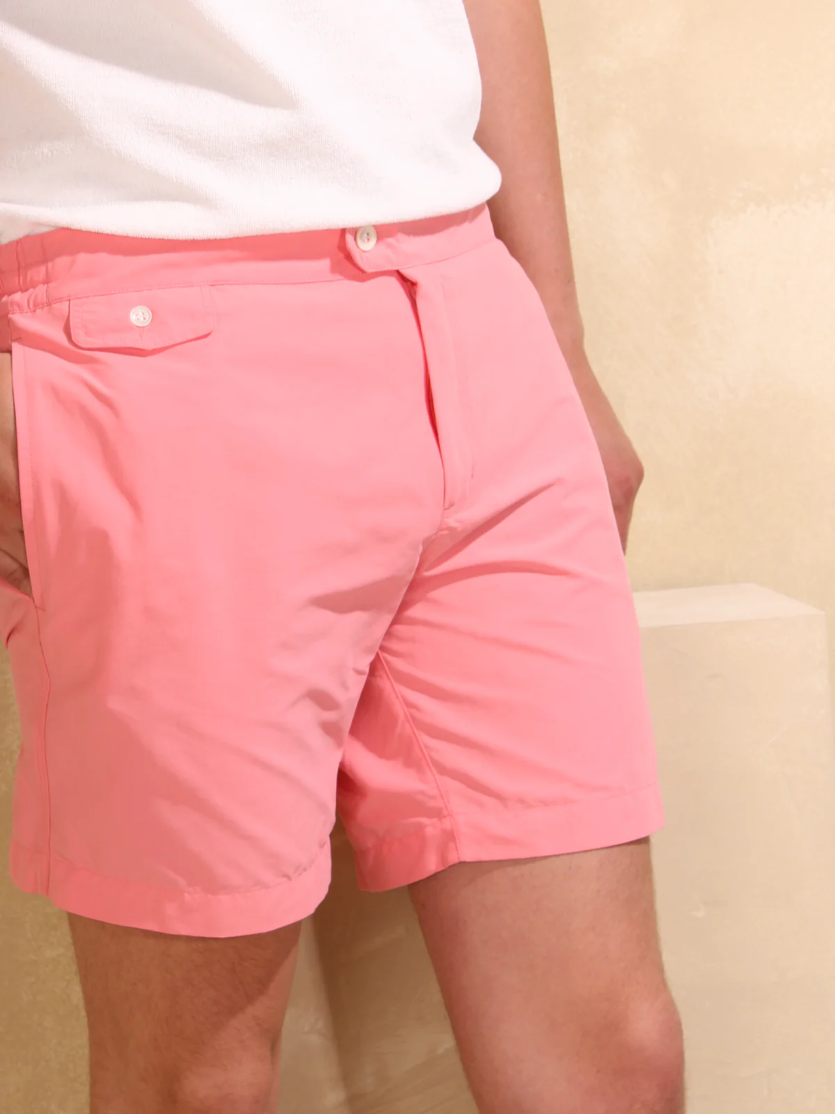 Pink Beachside Swim Short - Image 4