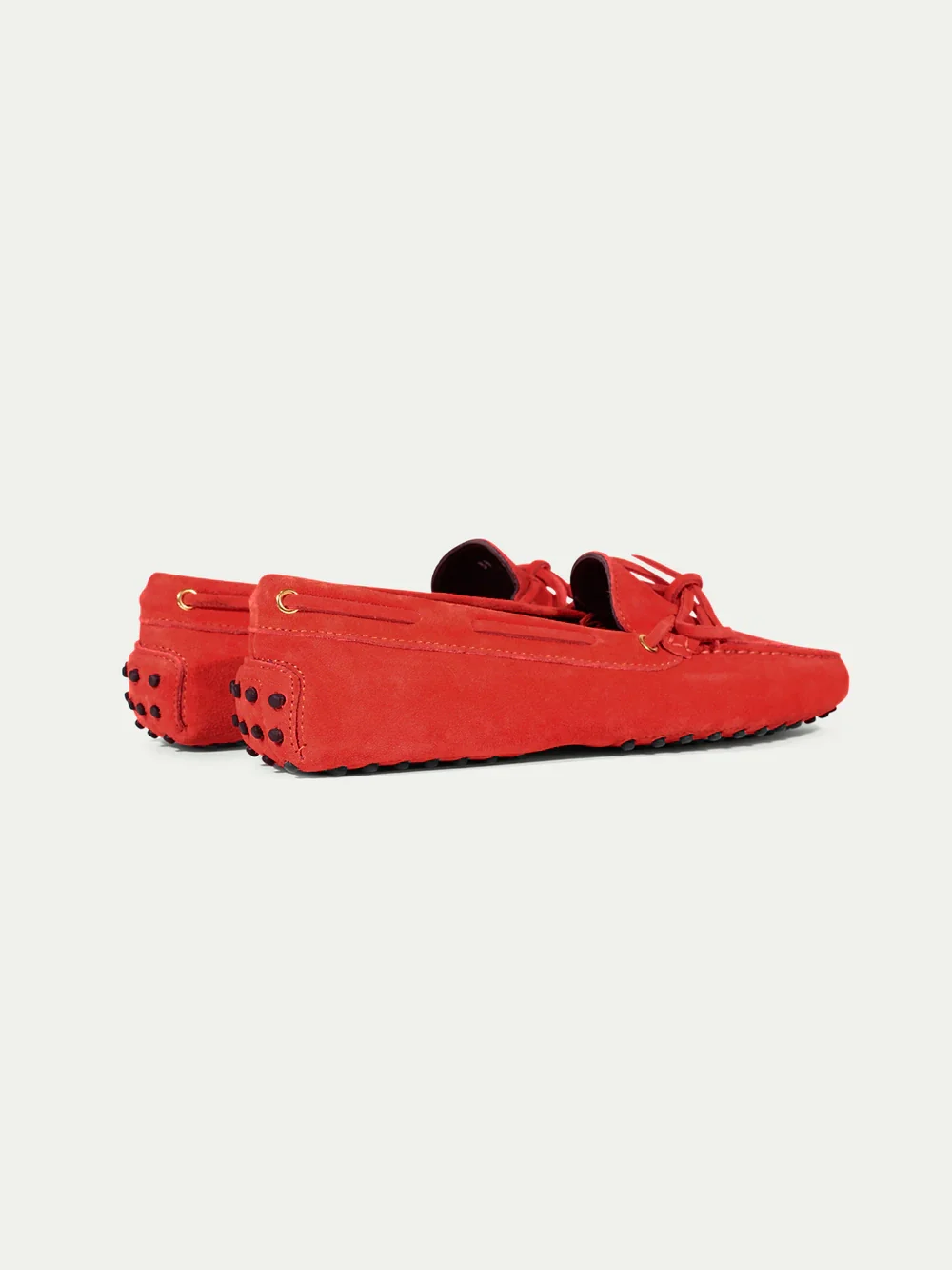 Red Suede Driving Shoes - Image 3