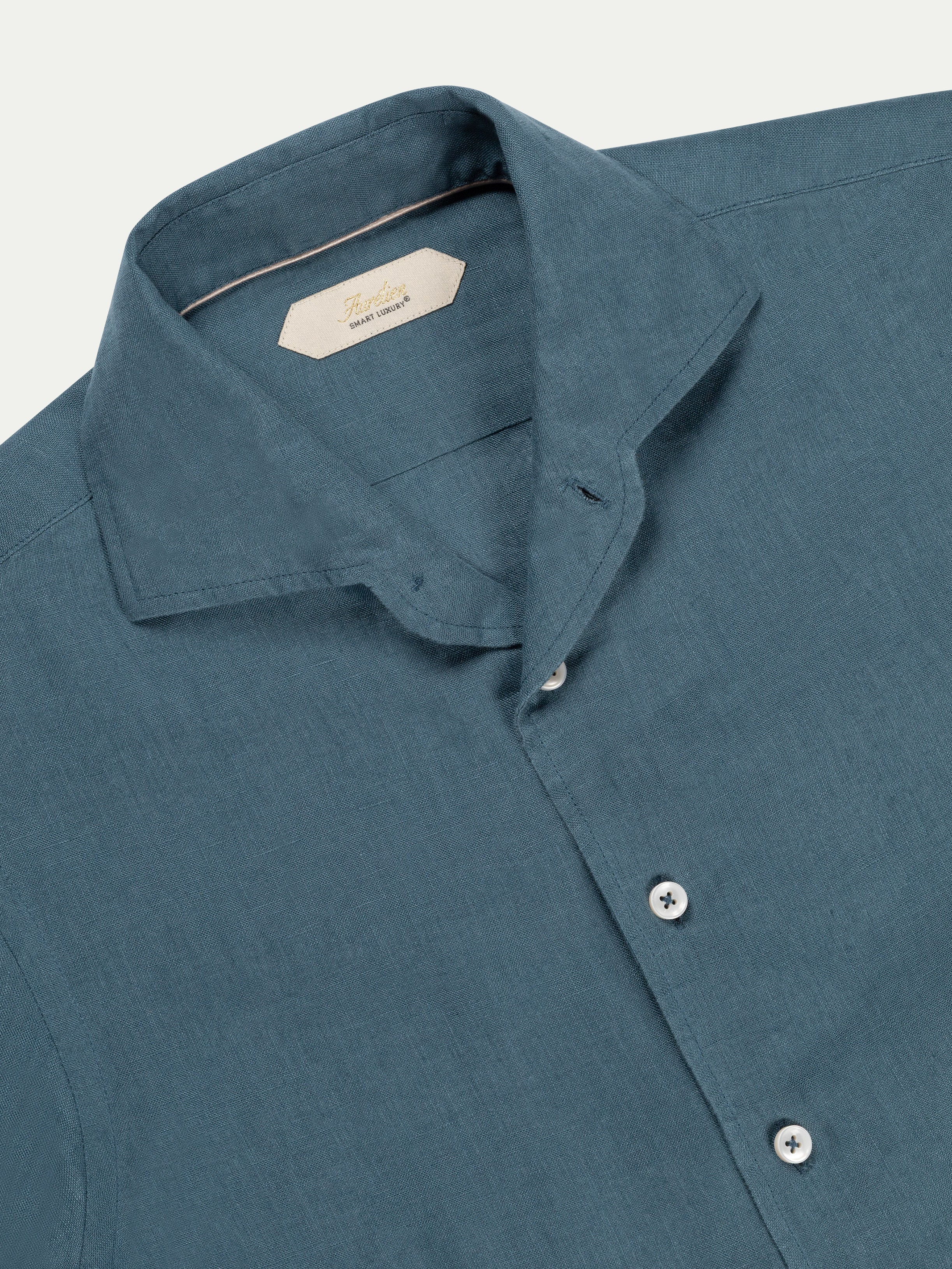 Sea Green Linen Seaside Shirt - Image 3
