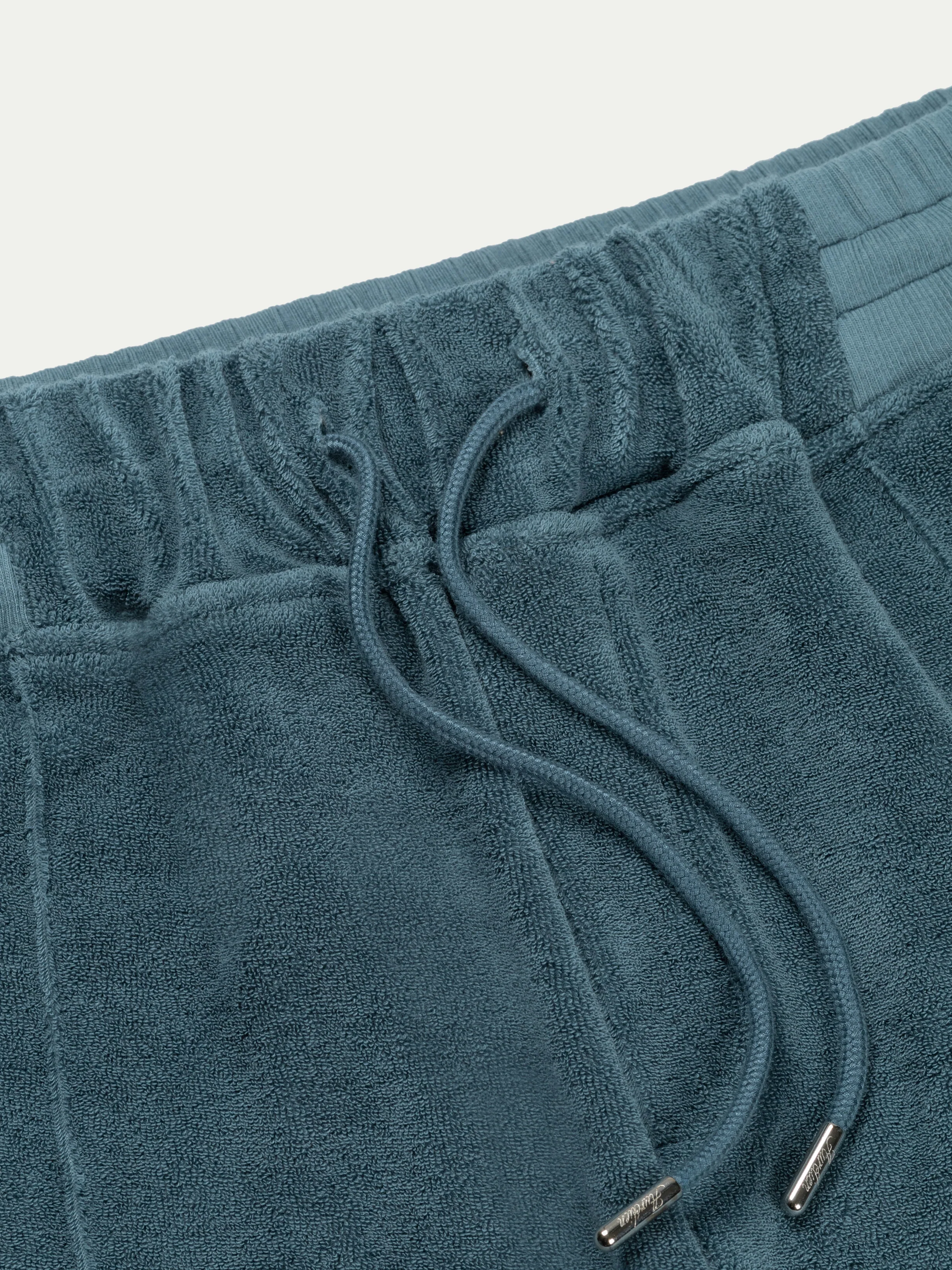 Sea Green Terry Towelling Leisure Trousers - Image 3
