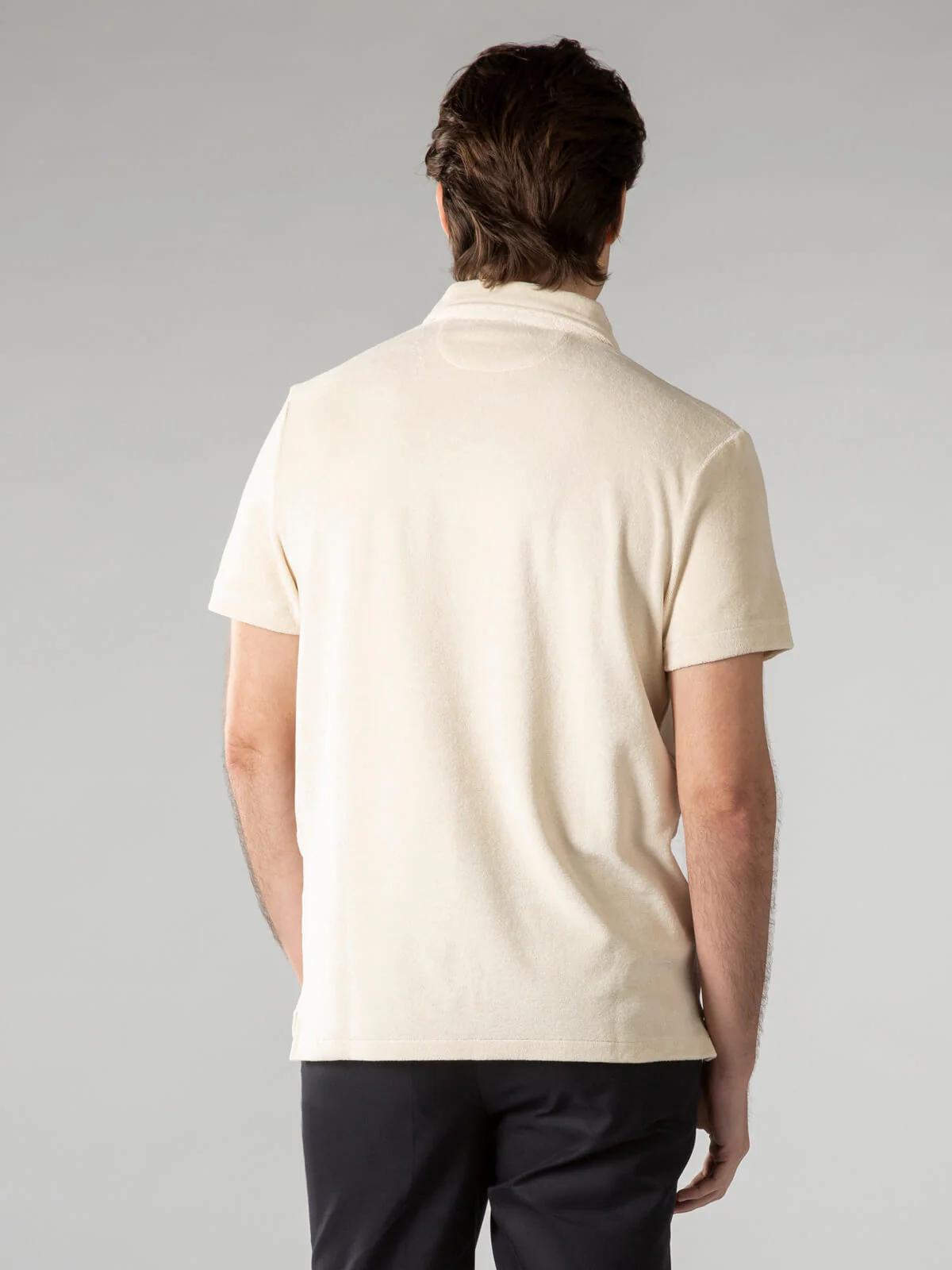 Shell Terry Towelling Polo Shirt - Image 4