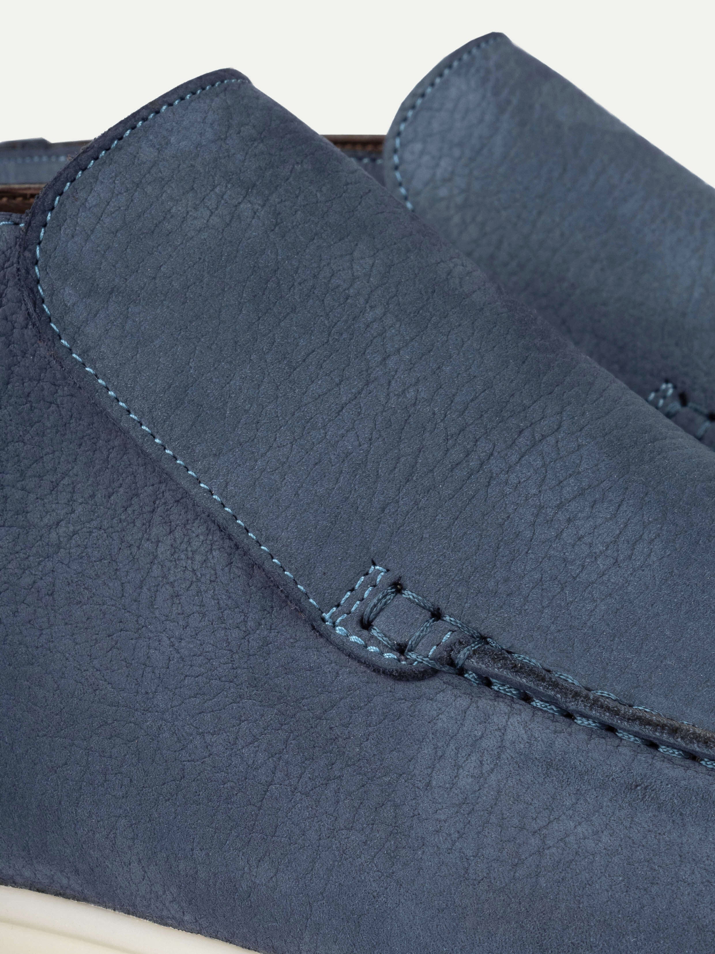 Steel Blue Nubuck Winter City Loafer - Image 2