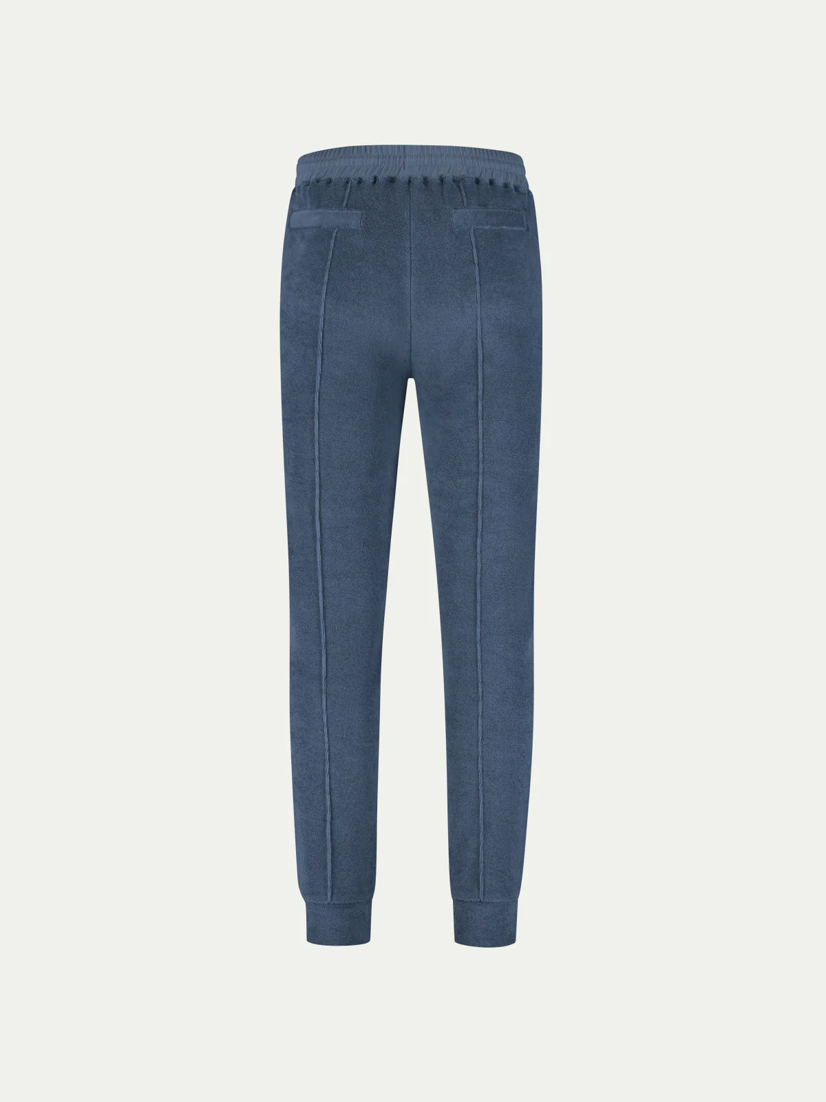 Steel Blue Terry Towelling Leisure Trousers - Image 3