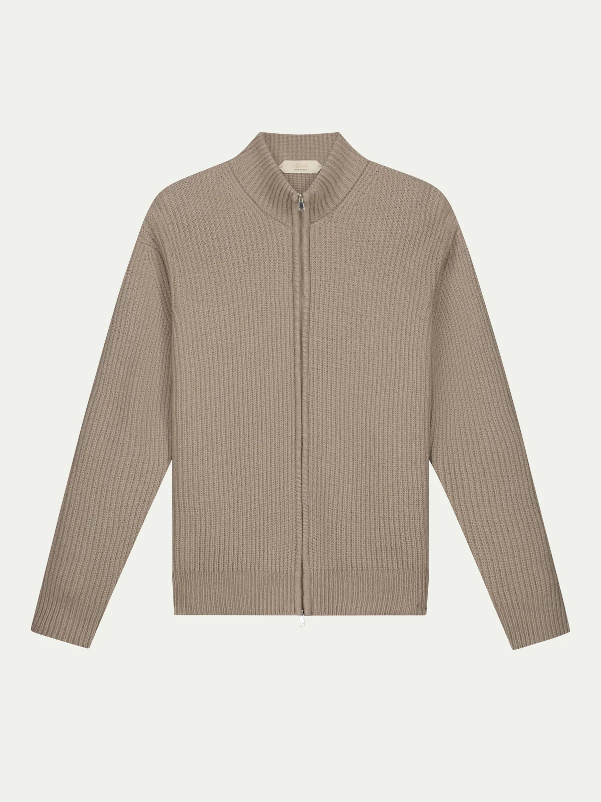 Taupe Alpine Ribbed Vest