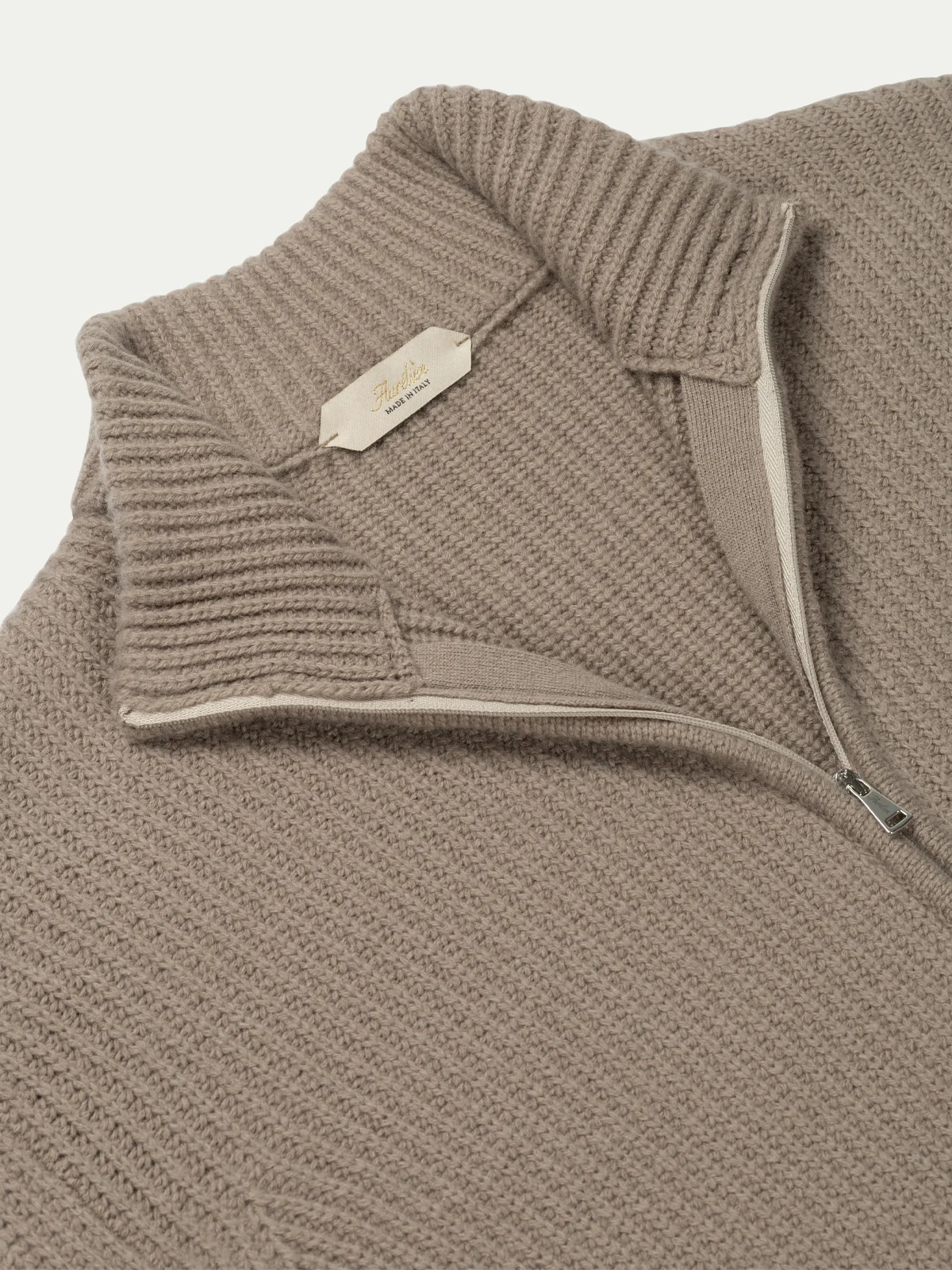 Taupe Alpine Ribbed Vest - Image 4
