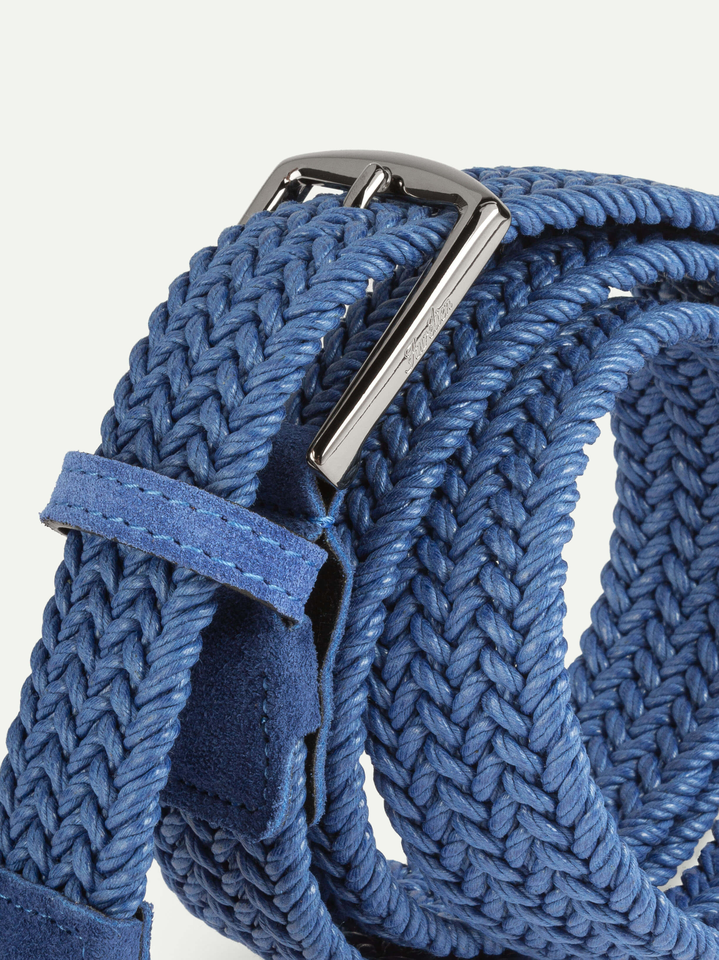 Ultramarine Waxed Cotton Belt - Image 2