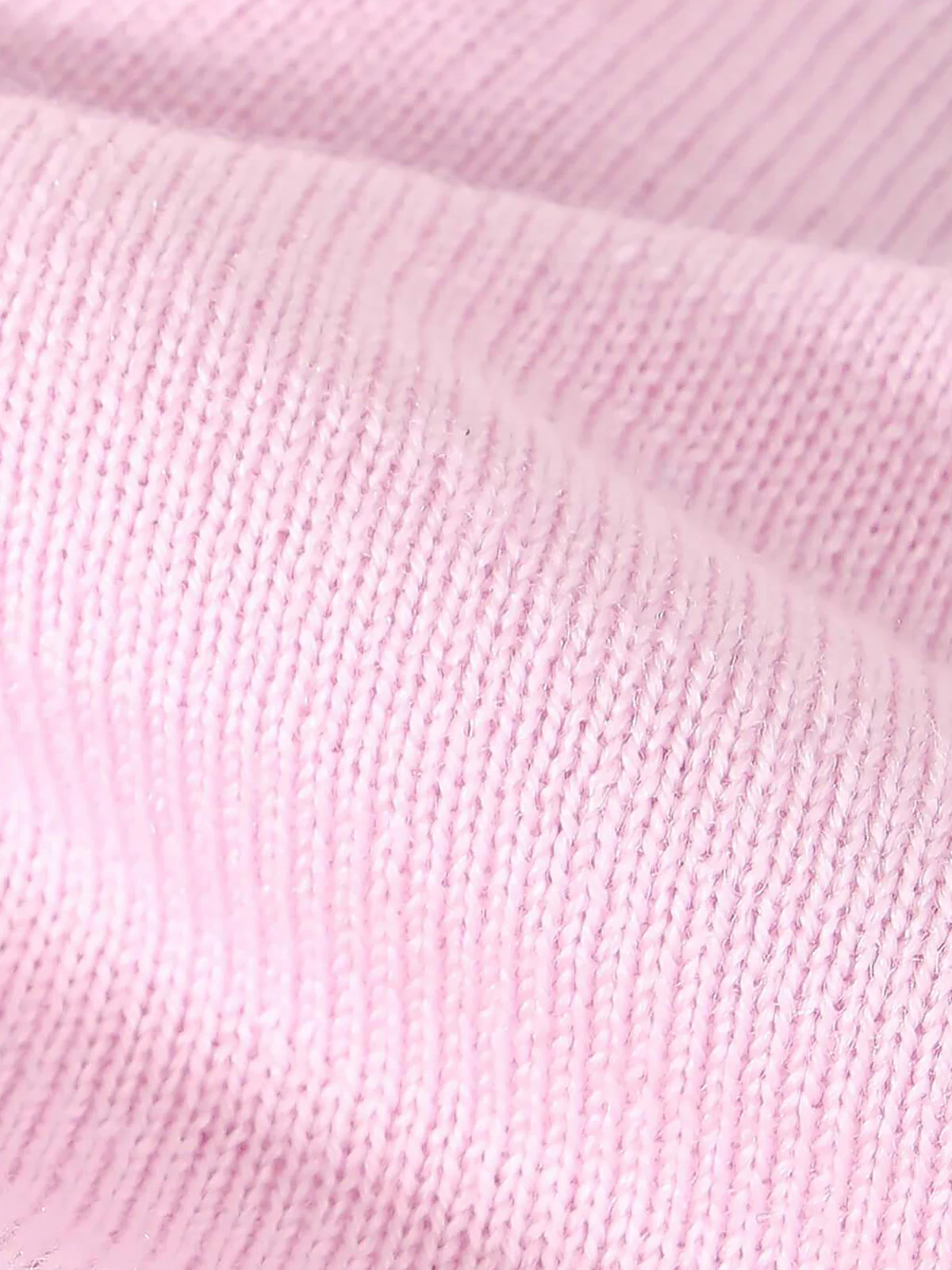 Extrafine Merino V-Neck Pink - Image 5
