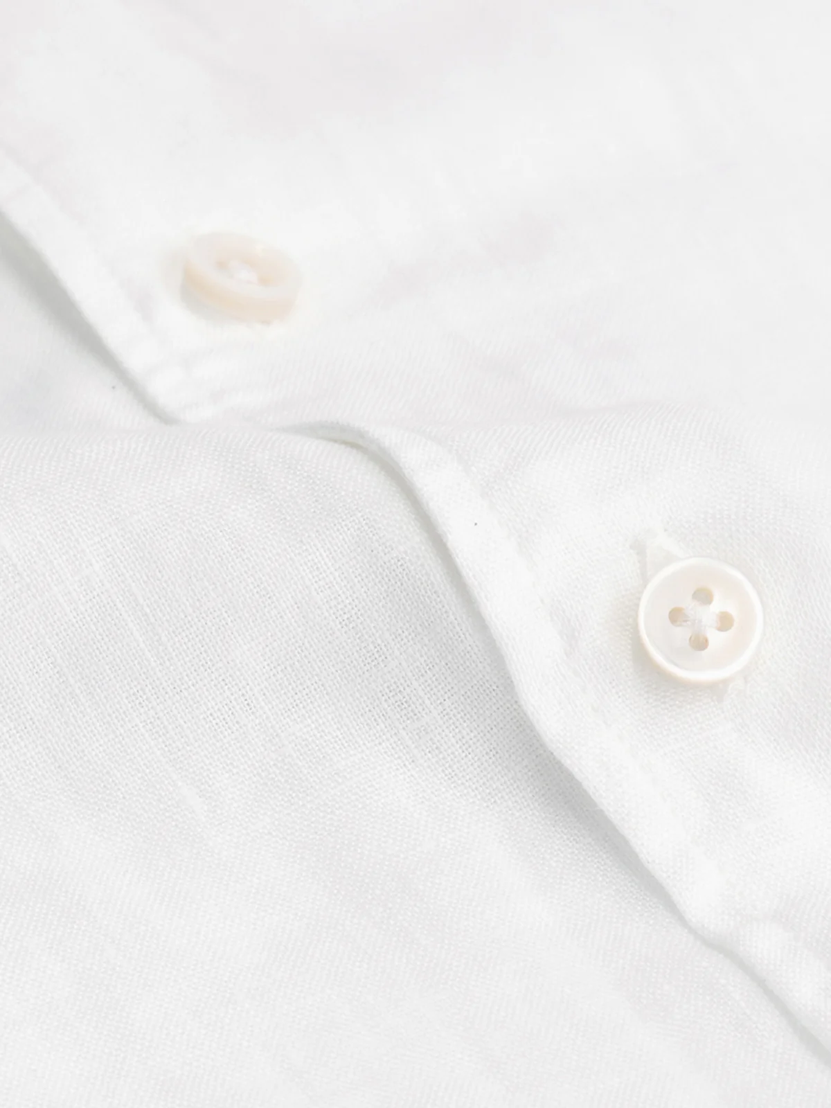 White Linen Seaside Shirt - Image 4