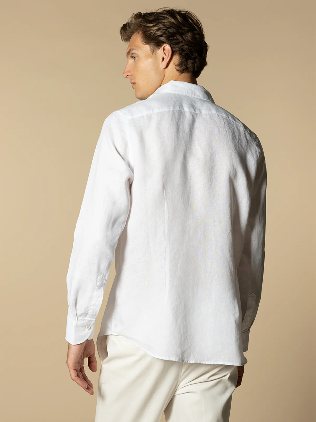 White Linen Seaside Shirt - Image 5
